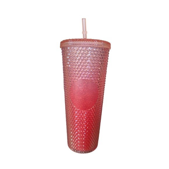 Starbucks Other - Spring Fashion Starbucks China Gradient Pink Glitter Studded 24oz Cup Tumbler